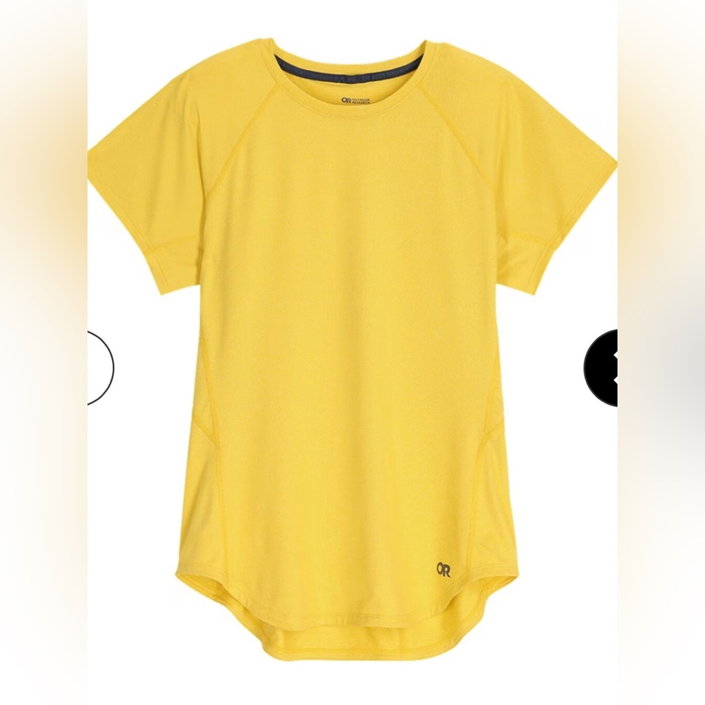 NWT Outdoor Research Argon Short Sleeve Top XL Lemon